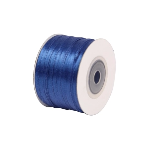 Wstążka Satynowa 3mmx91m - Granatowy Nr 153