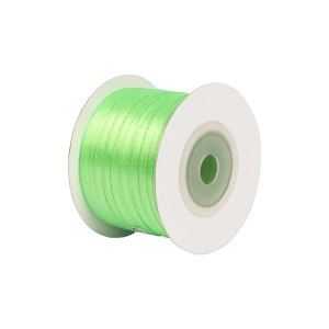 Wstążka Satynowa 3mmx91m - Jasny Zielony Nr 52