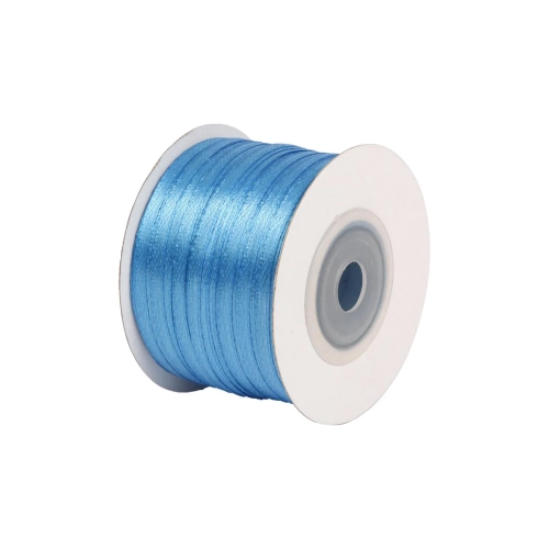 Wstążka Satynowa 3mmx91m - Niebieski Nr 121