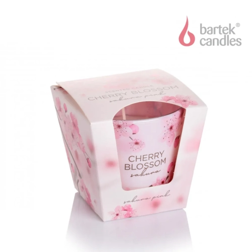 Świeca Zapachowa w Szkle Cherry Blossom Sakura Pink 115g 