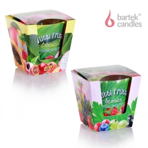 Świeca Zapachowa w Szkle Tutti Frutti 115g - 2 wzory
