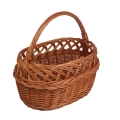 Kosz Wiklinowy na Zakupy Tradycyjny 