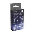 Lampki LED 20 Diod Łezka na Baterie - Biały Zimny
