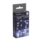 Lampki LED 20 Diod Łezka na Baterie - Biały Zimny