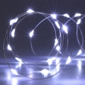 Lampki LED 10 Diod Łezka na Baterie - Zimny Biały