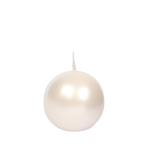 Świeca Kula 5,6cm K2 Metalik - Perłowy
