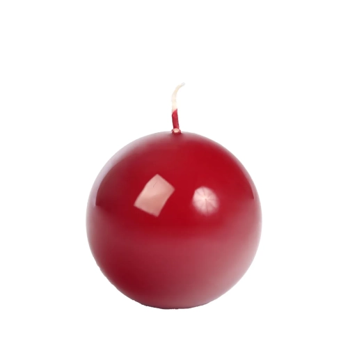 Świeca Kula 8cm K3 Lakier - Burgundowy