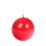 Świeca Kula 8cm K3 Lakier - Czerwony