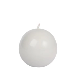 Świeca Kula 8cm K3 Lakier - Jasny Popiel