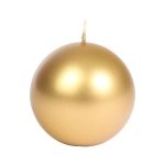 Świeca Kula 10cm K4 Metalik - Złoty