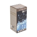 Lampki LED 120 Diod na Druciku Timer/Programator - Zimny Biały