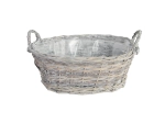 Osłonka Wiklinowa Koszyk 34x26cm - Szary