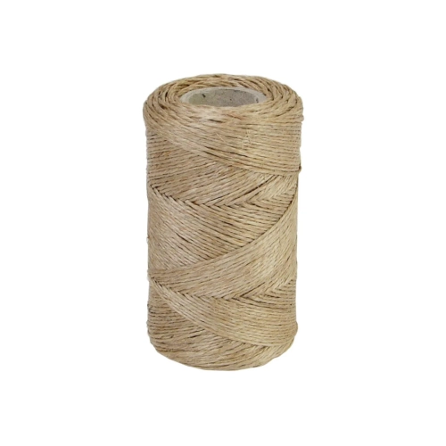 Sznurek Nici Lniane Nabłyszczane 100g 120m - Naturalny