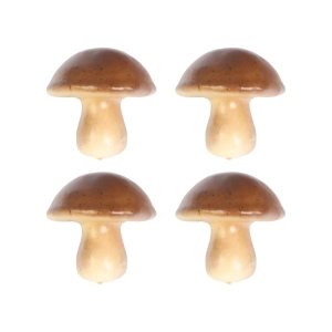 Sztuczne Grzyby Borowiki 6cm kpl. 4szt - Brązowy