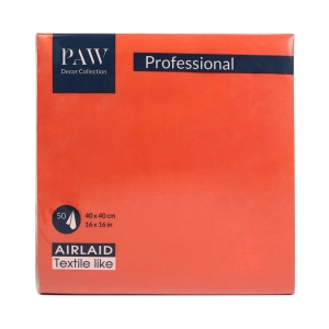 Serwetki PAW Professional Airlaid kpl. 50szt - Pomarańczowy