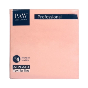 Serwetki PAW Professional Airlaid kpl. 50szt - Różowy
