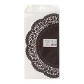 Serwetki Tortowe 36cm kpl. 6szt - Czarny