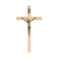 Krzyż Wiszący Drewniany 12,5cm - 3 kolory