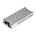 Świeca Fortepianowa 23cm kpl. 10szt Metalik - Srebrny