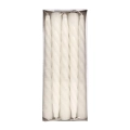 Świeca Fortepianowa 23cm kpl. 10szt Lakier - Biały