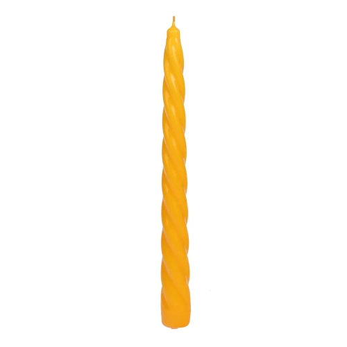 Świeca Fortepianowa 23cm kpl. 10szt Lakier - Żółty