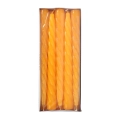 Świeca Fortepianowa 23cm kpl. 10szt Lakier - Żółty