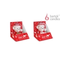 Świeca Figurka Winter Teddy Bear 8cm - 2 wzory