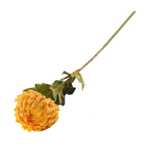Chryzantema Sztuczna 75cm - Żółty