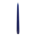 Świeca Gładka Stożkowa 24cm kpl. 10szt Lakier - Błękit Królewski