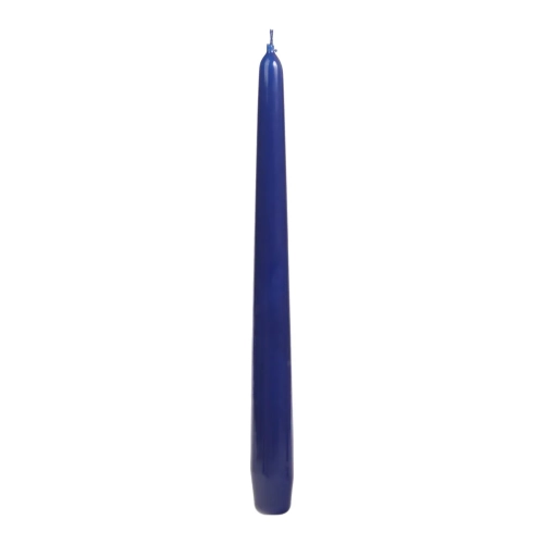 Świeca Gładka Stożkowa 24cm kpl. 10szt Lakier - Błękit Królewski