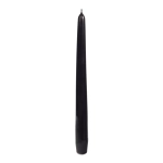 Świeca Gładka Stożkowa 24cm kpl. 10szt Lakier - Czarny
