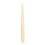 Świeca Gładka Stożkowa 24cm kpl. 10szt Lakier - Ekri 