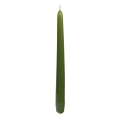 Świeca Gładka Stożkowa 24cm kpl. 10szt Lakier - Oliwkowy