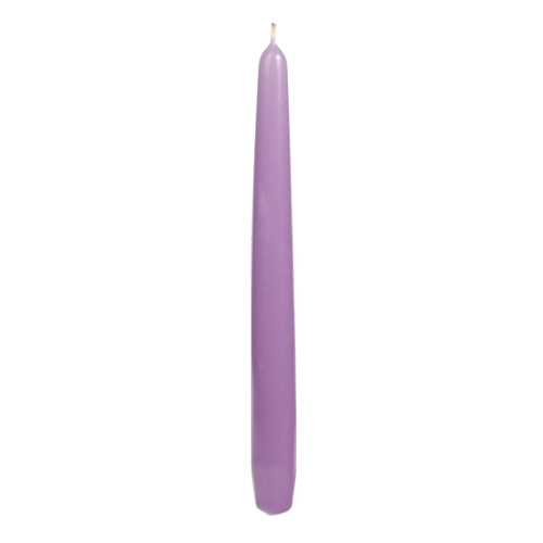 Świeca Gładka Stożkowa 24cm kpl. 10szt Lakier - Wrzosowy