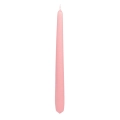 Świeca Gładka Stożkowa 24cm kpl. 10szt Lakier- Jasny Różowy