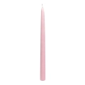 Świeca Stożkowa Drapana z Brokatem 29cm kpl. 10szt - Różowy