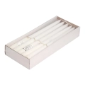 Świeca Stożkowa Karpatka 29cm kpl. 10szt - Biały