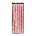 Świeca Stożkowa Kora 29cm kpl. 10szt - Różowy