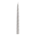 Świeca Stożkowa Kora 29cm kpl. 10szt - Srebrny