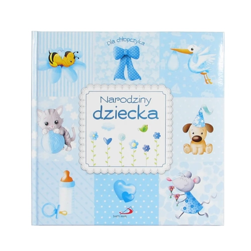 Album Narodziny Dziecka - Niebieski