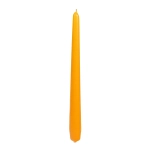 Świeca Gładka Stożkowa 24cm kpl. 10szt Lakier - Żółty