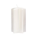 Świeca Gwiazda 7x13cm - Perłowy Biały