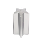 Świeca Gwiazda 7x13cm - Srebrny