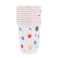 Kubeczki Papierowe Balony 250ml kpl. 10szt