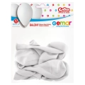 Balony Lateksowe Białe 26cm kpl. 10szt
