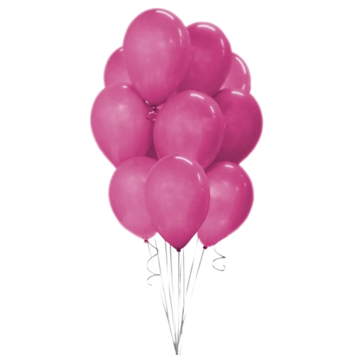 Balony Lateksowe Różowe Ciemne 26cm kpl. 10szt