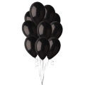 Balony Lateksowe Czarne 26cm kpl. 10szt