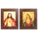 Obraz Serce Jezusa 33x28cm - 2 wzory