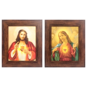 Obraz Serce Jezusa 33x28cm - 2 wzory