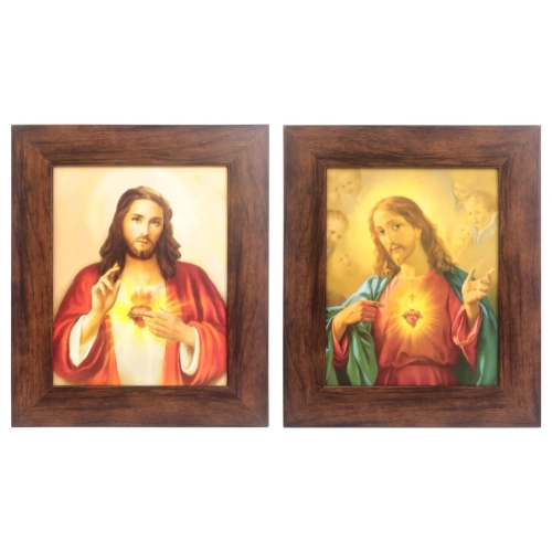 Obraz Serce Jezusa 33x28cm - 2 wzory